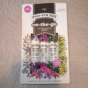 NEW Poo-Pourri 3pk On The Go' Toilet Spray 10ml